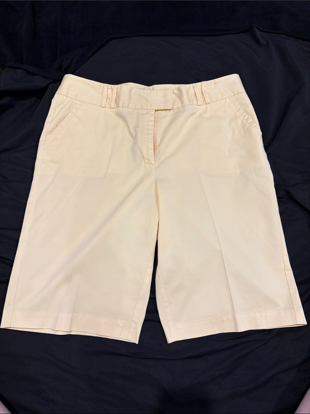 Chico’s Cream yellow Chino Pants - Classic Straight Fit